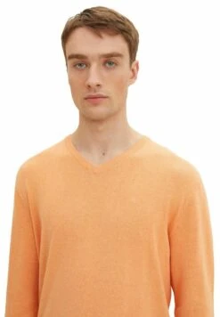 Tom Tailor Basic V-NeckMaglioneMandarin Orange Melange Uomo Maglieria TO222Q0PT-H11 8 Tom Tailor Basic V-NeckMaglioneMandarin Orange Melange Uomo Maglieria TO222Q0PT-H11 -Tom Tailor e852db0208a74710a800c73d70f0c66b