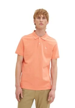 Tom Tailor Basic Kurzarm Mit Logo-Stickerei - Polo - Orange -Tom Tailor e8bc41bc8ed3496abf859985b0341295