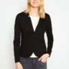 Tom Tailor Structured Ottoman BlazerBlazerDeep Black Donna Giacche E Blazer TO221G09P-Q11