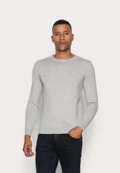 Tom Tailor Basic Crew Neck - Maglione - Light Soft Grey Melange