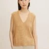 Tom Tailor Mit V Ausschnitt MaglioneSoft Light Camel Melange Donna Maglieria TO221I0RS-B11 1 Tom Tailor Mit V Ausschnitt MaglioneSoft Light Camel Melange Donna Maglieria TO221I0RS-B11 -Tom Tailor e9d0bf95db0b48279f7b2d777b7a801d