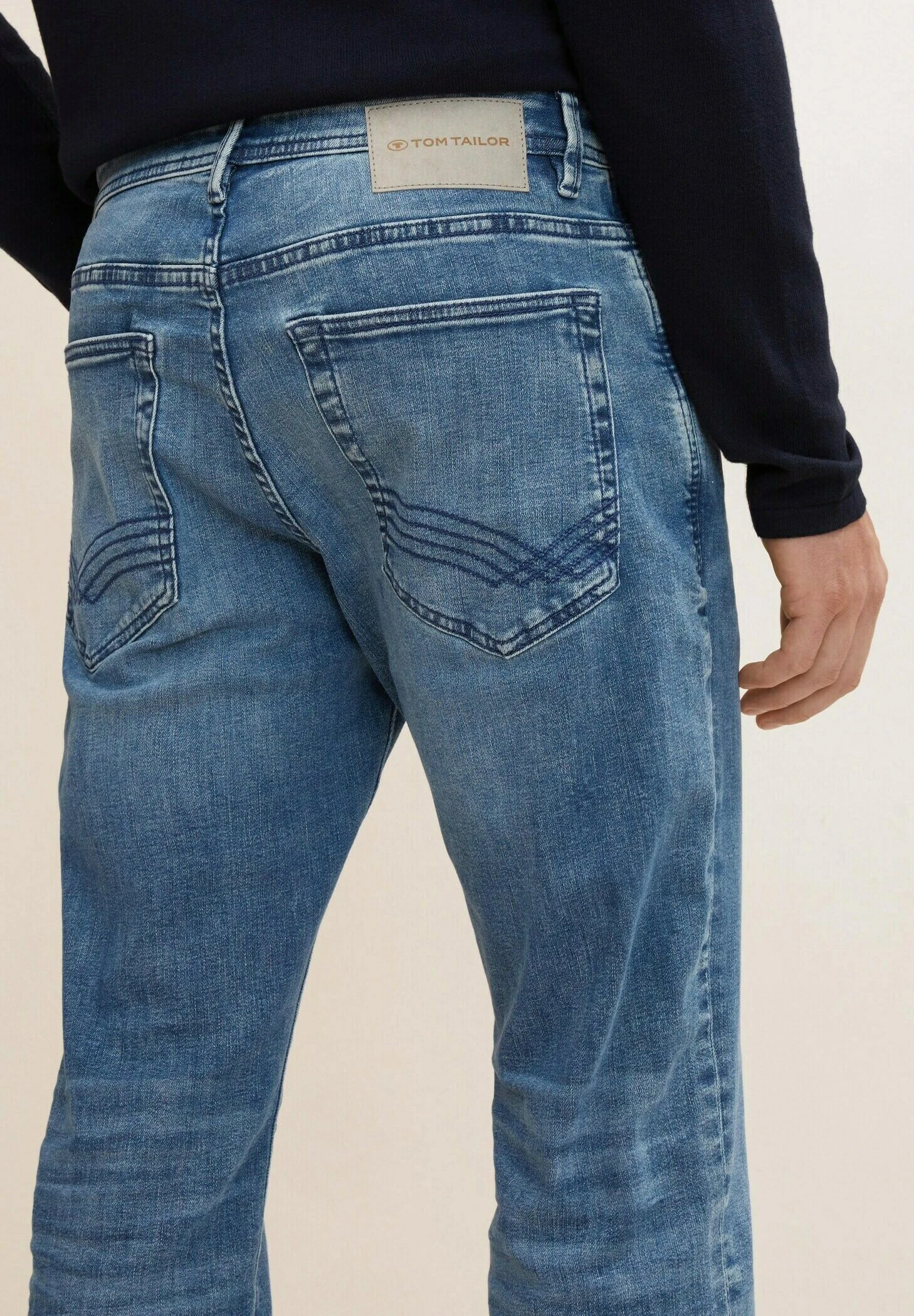 Tom Tailor JoshJeans A Sigaretta Blue Denim Uomo Jeans TO222G0AJ-K12 6 Tom Tailor JoshJeans A Sigaretta Blue Denim Uomo Jeans TO222G0AJ-K12 - immagine 4