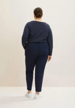 Tom Tailor Pantaloni - Navy Midnight Blue -Tom Tailor eab1188751a1471ca42dc036bdf8abb4