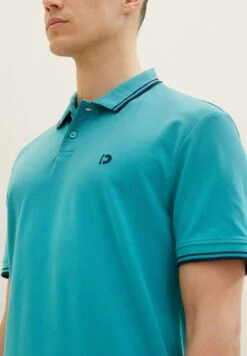 TOM TAILOR Denim With TippingPoloTürkis Uomo T-shirt E Polo TO722P03K-L11 -Tom Tailor eb443f4740164826a7af7f60dab38ac7