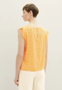 TOM TAILOR Denim Ärmellose CamicettaOrange Flower Print Donna Camicie E Bluse TO721E0OG-H11 10 TOM TAILOR Denim Ärmellose CamicettaOrange Flower Print Donna Camicie E Bluse TO721E0OG-H11 -Tom Tailor ebf62a5613f34f83b65ccd080d42620c