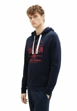 Tom Tailor Mit PrintFelpa Con CappuccioSky Captain Blue Uomo Maglieria E Felpe TO222S0H9-K11 -Tom Tailor ecf59409237e4e7d871d1d9bea7abf5c