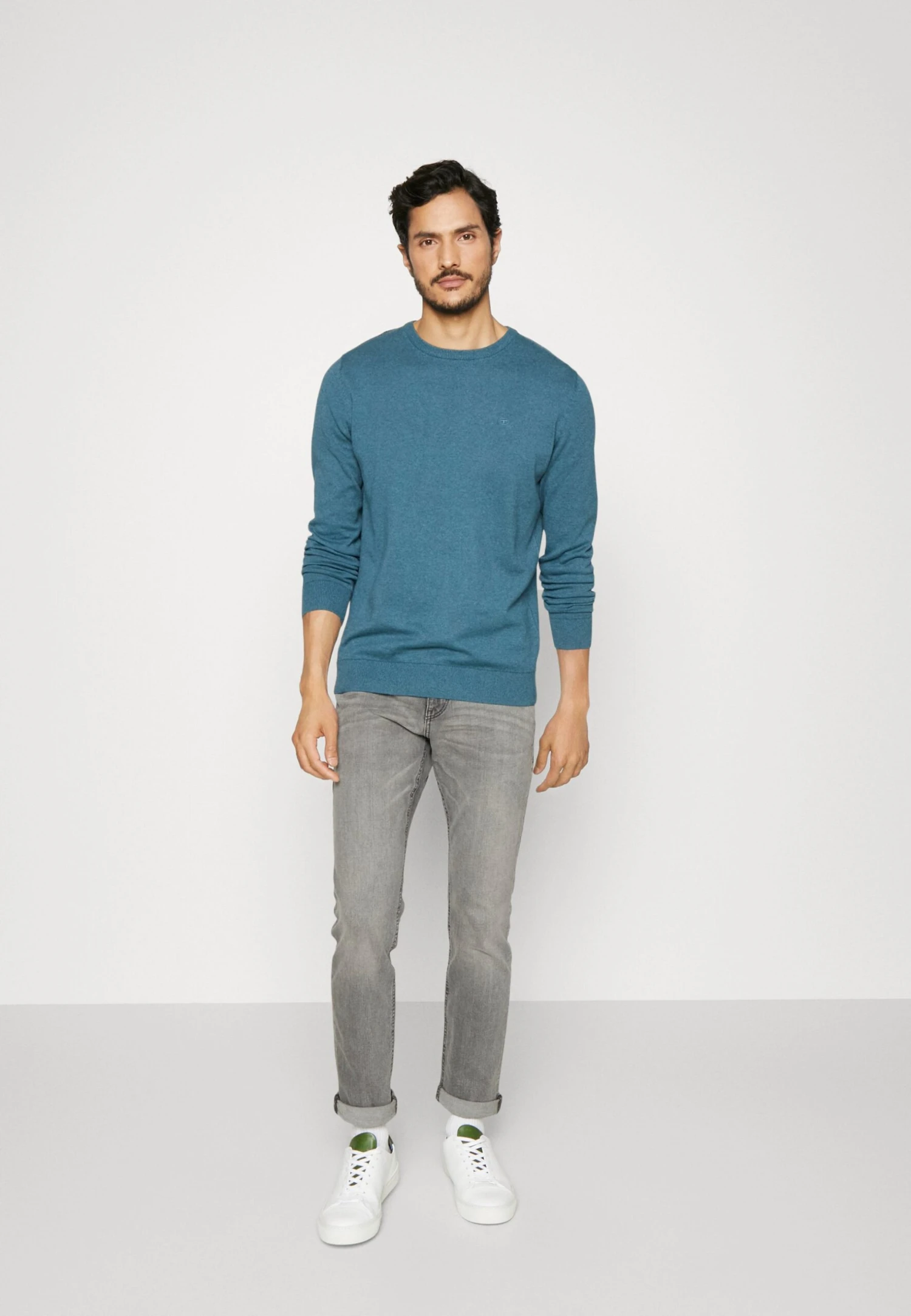 Tom Tailor Maglione - Dark Green Melange 4 Tom Tailor Maglione - Dark Green Melange - immagine 2