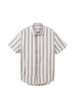 TOM TAILOR Denim Mit StreifenCamiciaWhite Navy Red Stripe Uomo Camicie TO722D0RU-A11 12 TOM TAILOR Denim Mit StreifenCamiciaWhite Navy Red Stripe Uomo Camicie TO722D0RU-A11 -Tom Tailor ee7433d998f447c2be39546fd44a26b9