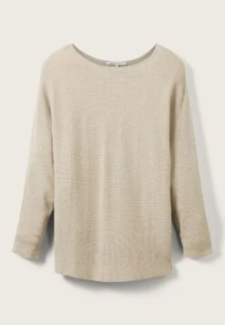 TOM TAILOR Denim BatwingMaglioneCozy Beige Melange Donna Maglieria TO721I0JE-B11 -Tom Tailor eef9108a45e74bc68a1fdb8b6058f05f