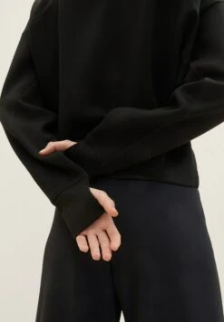 TOM TAILOR Denim Basic FelpaDeep Black Donna Felpe TO721J0D9-Q11 -Tom Tailor ef3d9e8d76df4a2cb614c4a0d89061ea