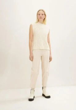 Tom Tailor Loose FitPantaloniSoft Buttercream Donna Pantaloni TO221A0I1-B11
