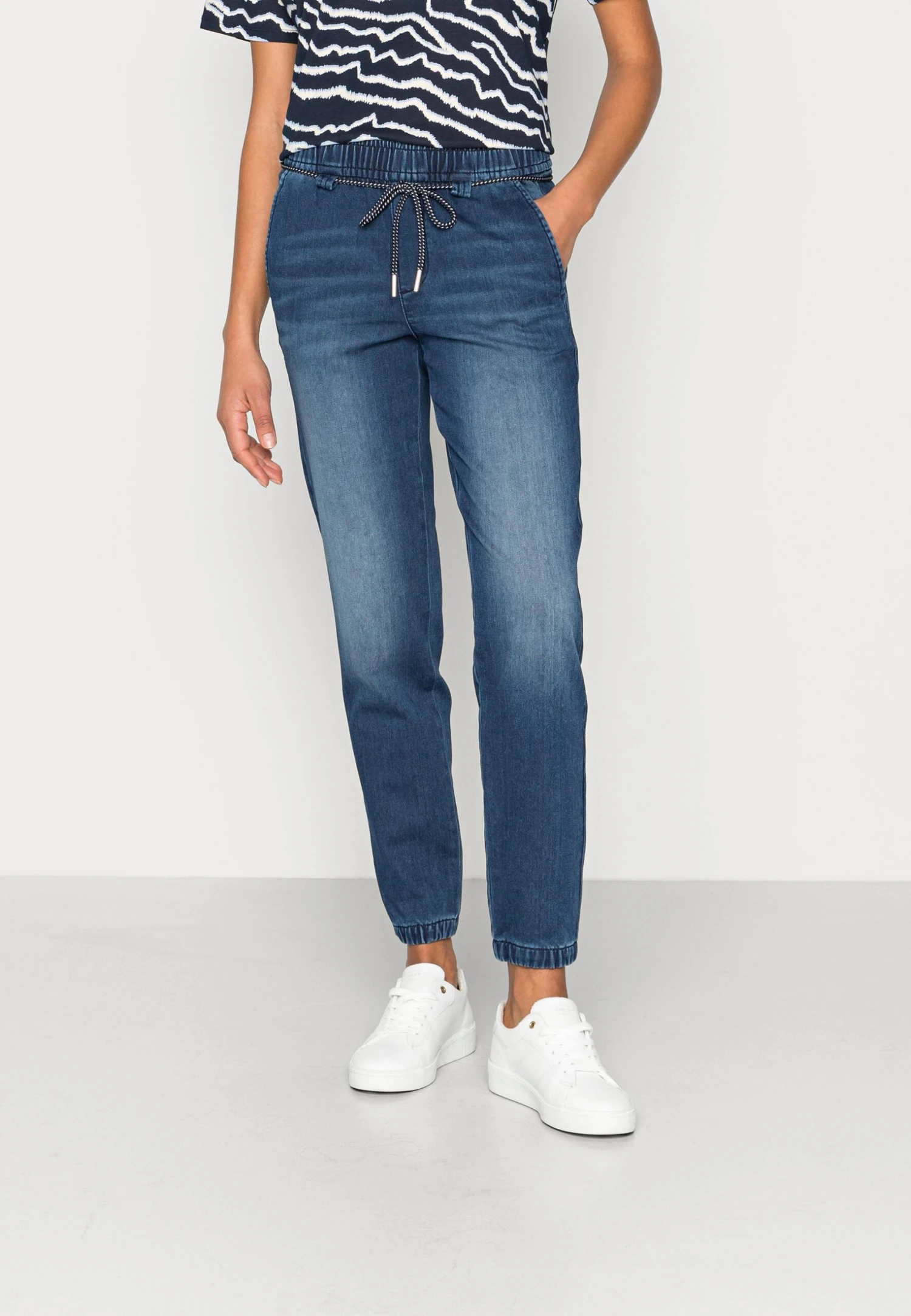 Tom Tailor Jeans BaggyDark Stone Wash Denim Donna Jeans TO221N0CZ-K12 3 Tom Tailor Jeans BaggyDark Stone Wash Denim Donna Jeans TO221N0CZ-K12