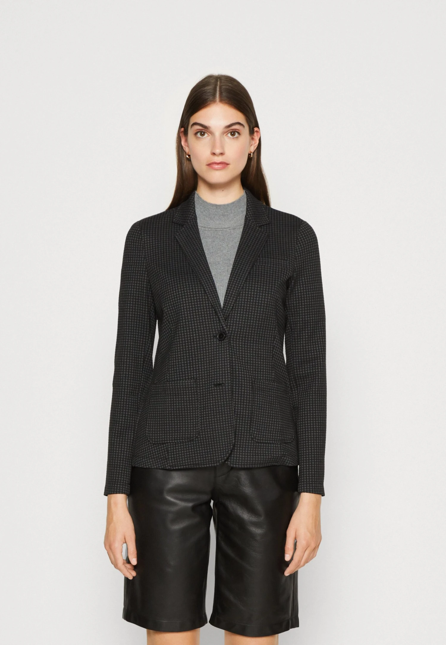 Tom Tailor CheckedBlazerGrey Black Donna Giacche E Blazer TO221G0CR-Q11 3 Tom Tailor CheckedBlazerGrey Black Donna Giacche E Blazer TO221G0CR-Q11
