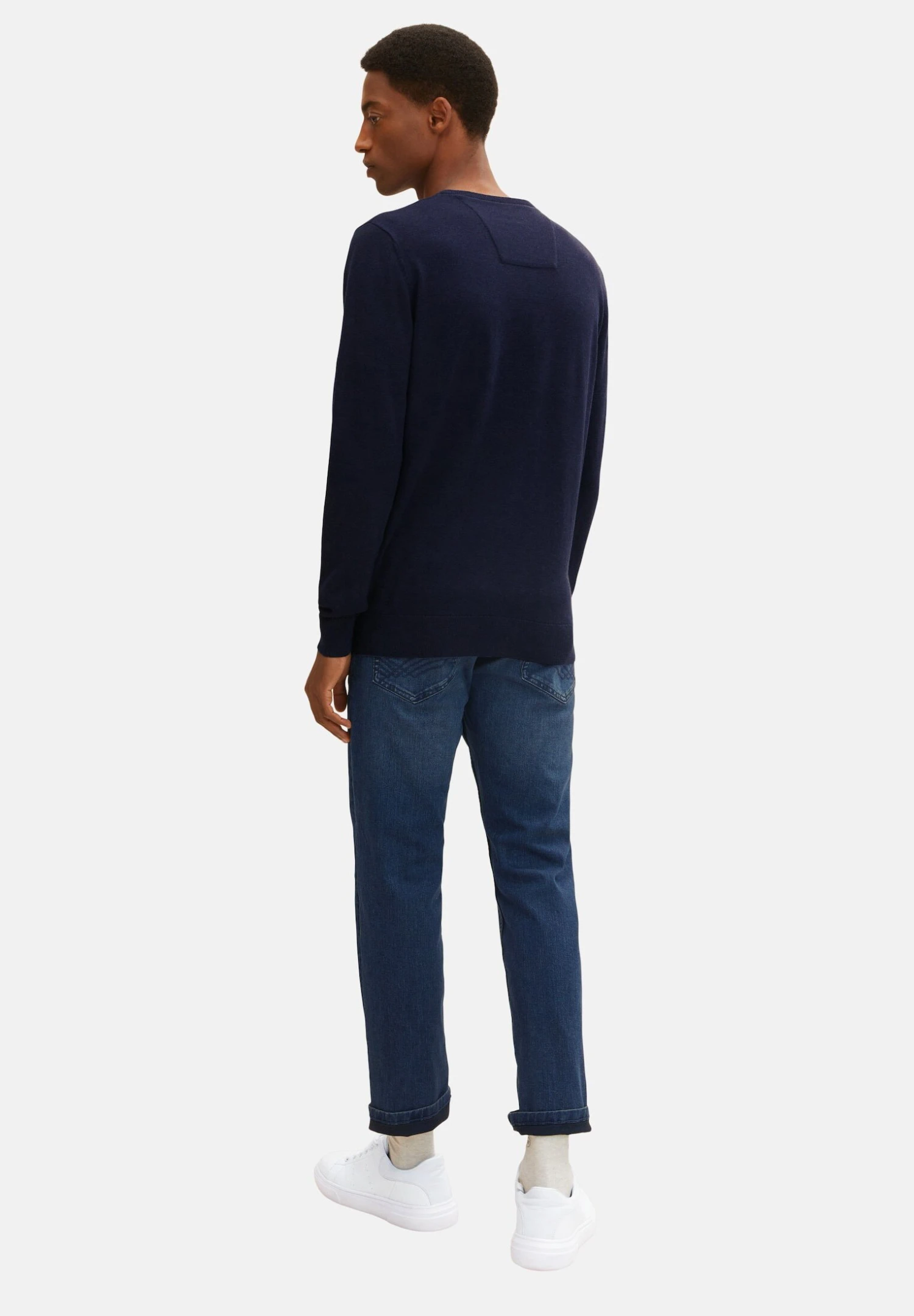 Tom Tailor Basic Crew NeckMaglioneNavy Melange Uomo Maglieria TO222Q0F9-K11 5 Tom Tailor Basic Crew NeckMaglioneNavy Melange Uomo Maglieria TO222Q0F9-K11 - immagine 3
