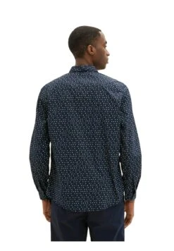 Tom Tailor Gemustertes - Camicia - Navy Geometric Design -Tom Tailor f22d9db306fc425190c8dd49100f62d8