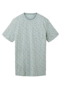 Tom Tailor Mit Allover-Print T-Shirt Con StampaIce Blue Geometric Design Uomo T-shirt E Polo TO222O19S-K12 -Tom Tailor f249db1692404cf7a6278fe1955a675b