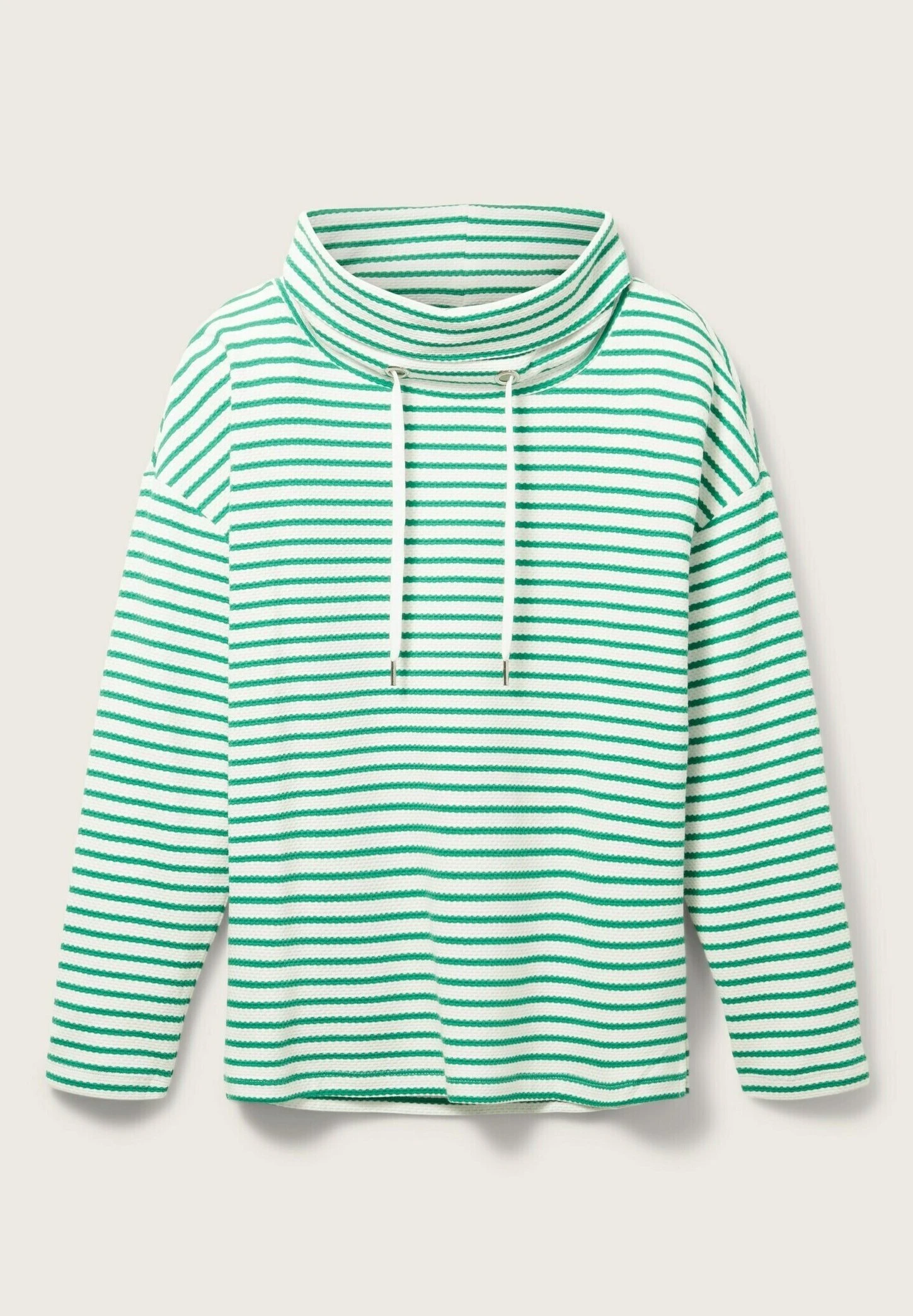 Tom Tailor StructureFelpaOff White Green Stripe Donna Felpe TO221J071-M11 10 Tom Tailor StructureFelpaOff White Green Stripe Donna Felpe TO221J071-M11 - immagine 8