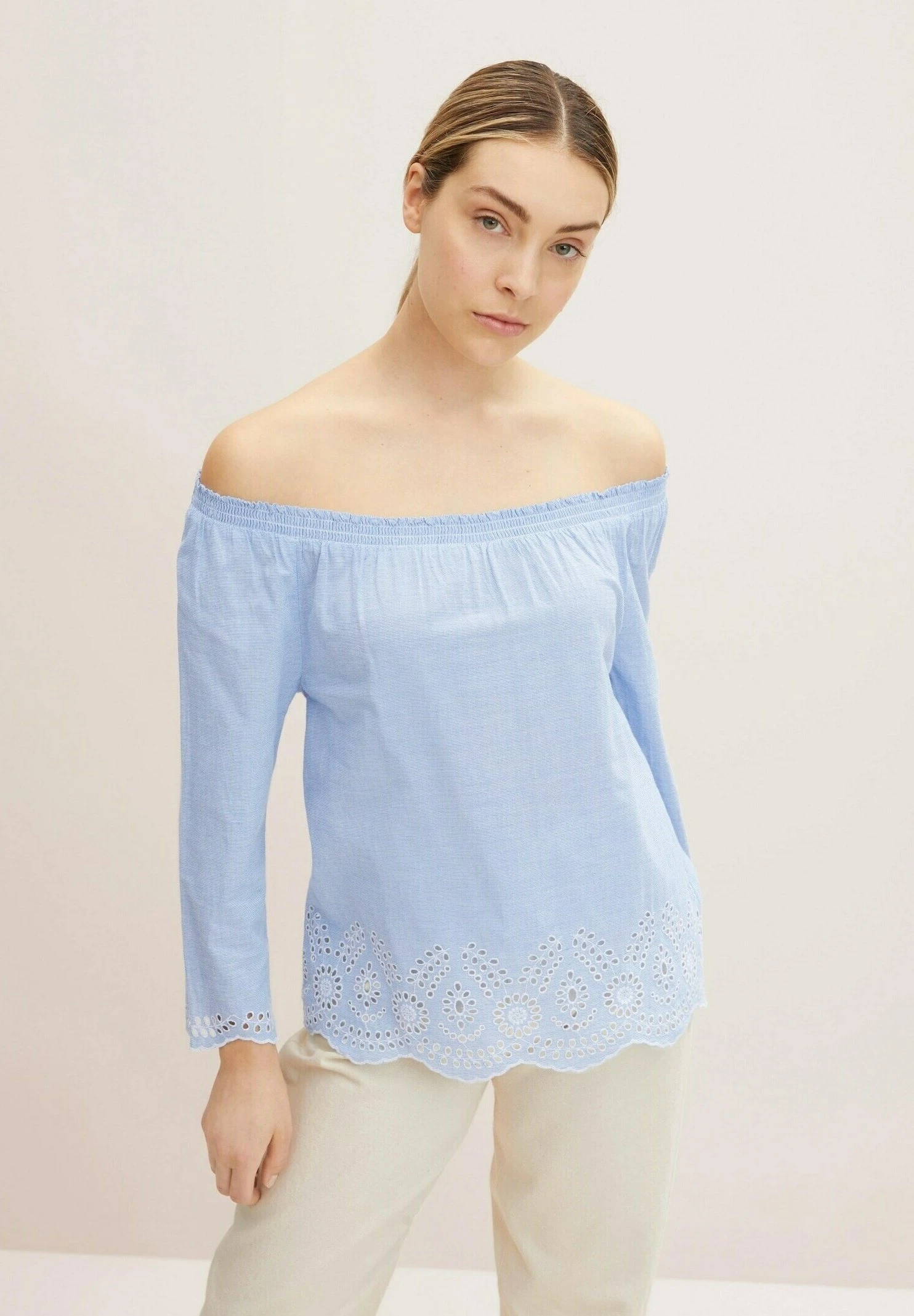 Tom Tailor CamicettaBlue White Stripe Donna Camicie E Bluse TO221E122-K11 3 Tom Tailor CamicettaBlue White Stripe Donna Camicie E Bluse TO221E122-K11