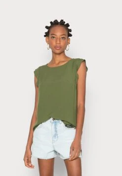 Tom Tailor 12 TOM TAILOR Denim CamicettaCypress Olive Donna Camicie E Bluse TO721E0M0-N11