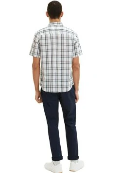 Tom Tailor Mit KaromusterCamiciaOff White Colorful Check Uomo Camicie TO222D107-A11 -Tom Tailor f46f7c08dd3e46f7863b1e7f65ffa69f