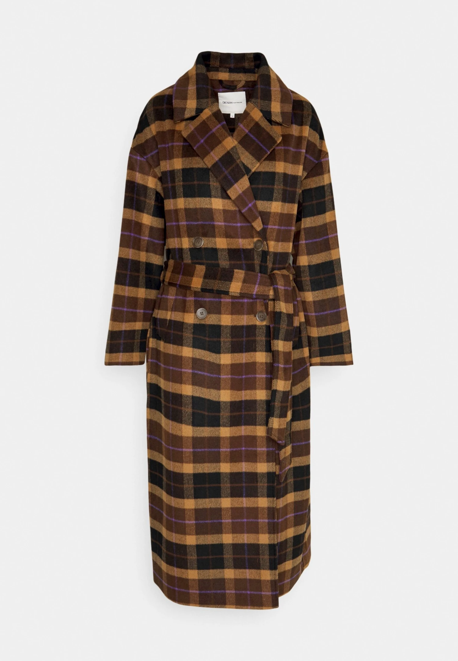 TOM TAILOR Denim Loose Belted CoatCappotto ClassicoBrown Donna Cappotti TO721U059-O11 8 TOM TAILOR Denim Loose Belted CoatCappotto ClassicoBrown Donna Cappotti TO721U059-O11 - immagine 6