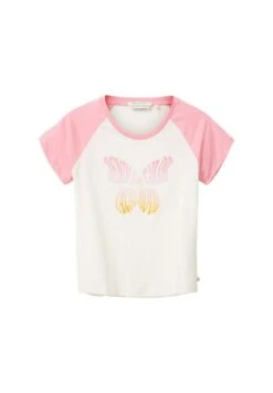 TOM TAILOR Denim Mit PrintT-Shirt Con StampaGardenia White Donna T-shirt E Top TO721D13M-A11 -Tom Tailor f5747dd92da742b2a7aa5c6db4caf895