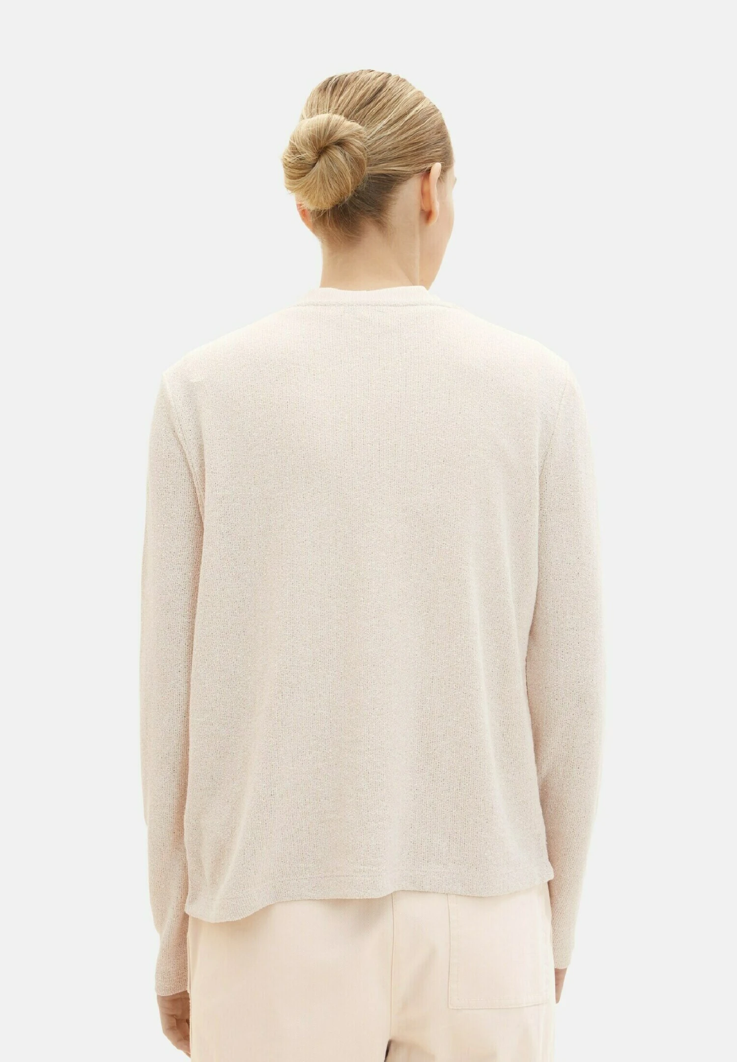 Tom Tailor Offener CardiganDusty Beige Melange Donna Maglieria TO221I0UH-J11 5 Tom Tailor Offener CardiganDusty Beige Melange Donna Maglieria TO221I0UH-J11 - immagine 3