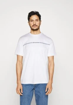 Tom Tailor T-Shirt Con StampaWhite Uomo T-shirt E Polo TO222O19O-A11