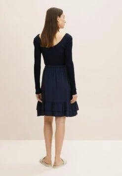 Tom Tailor Mit Volantsâ Gonna A CampanaSky Captain Blue Donna Gonne TO221B0CO-K11 10 Tom Tailor Mit Volantsâ Gonna A CampanaSky Captain Blue Donna Gonne TO221B0CO-K11 -Tom Tailor f6fa058b2fc44999bd98f76d426b0d7b