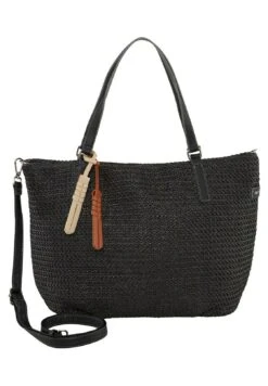 Tom Tailor Yva Zip Xl CognacShopping BagMixed Black Donna Borse TO251H115-Q11