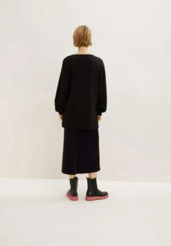 TOM TAILOR Denim Maglietta A Manica LungaDeep Black Donna T-shirt E Top TO721D12H-Q11 -Tom Tailor f89ecf6c97024a21a0a1d06cf6b239c9