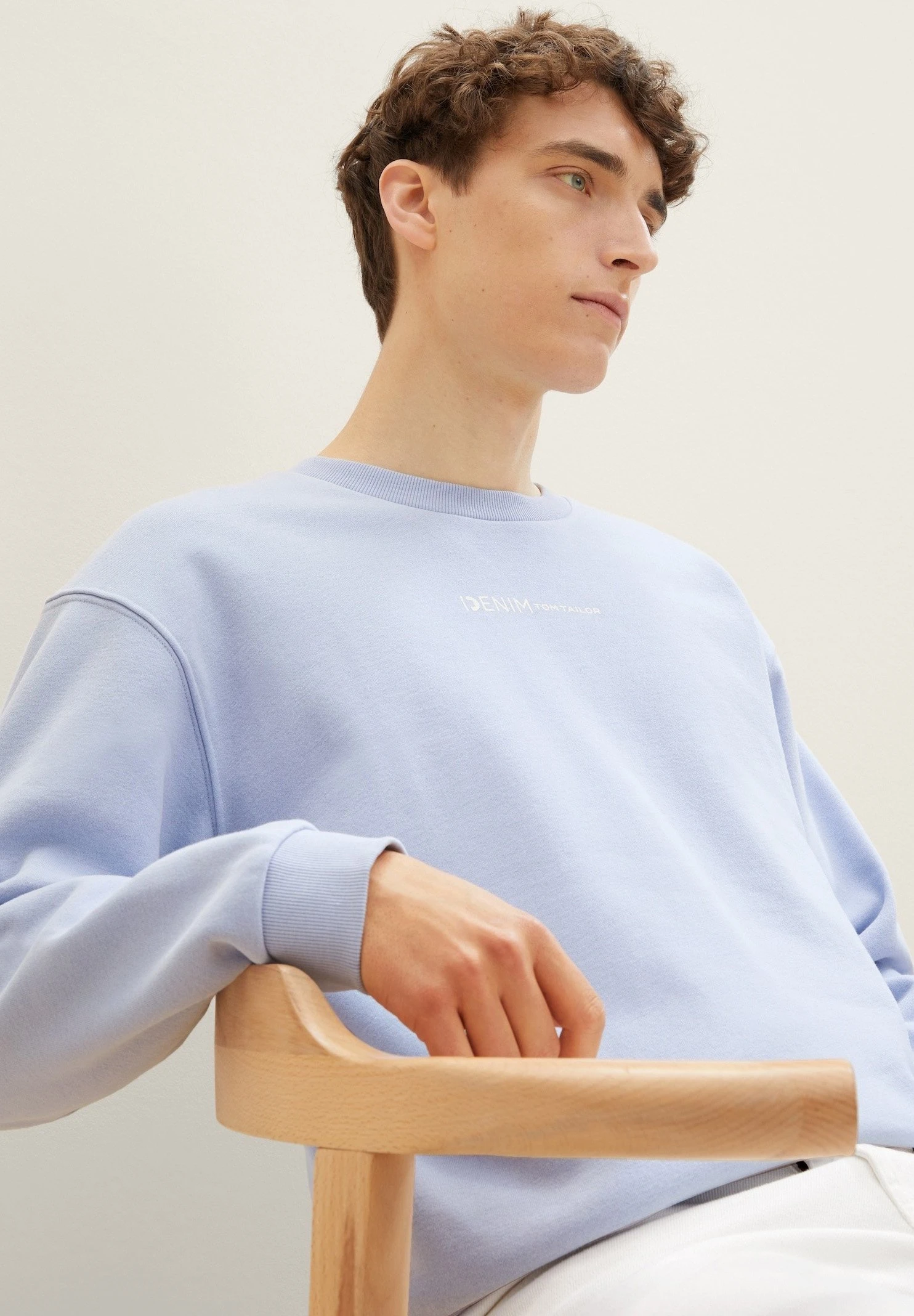 TOM TAILOR Denim FelpaBrunnera Blue Uomo Maglieria E Felpe TO722S0GK-K11 6 TOM TAILOR Denim FelpaBrunnera Blue Uomo Maglieria E Felpe TO722S0GK-K11 - immagine 4