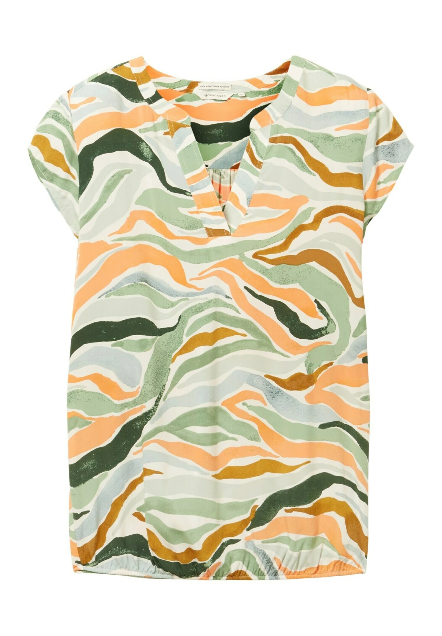 Tom Tailor CamicettaColorful Wavy Design Donna Camicie E Bluse TO221E15A-T11 7 Tom Tailor CamicettaColorful Wavy Design Donna Camicie E Bluse TO221E15A-T11 - immagine 5