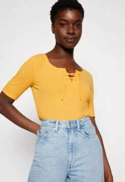 TOM TAILOR Denim LacingT-Shirt Con StampaOrange Bliss Donna T-shirt E Top TO721D0Z2-H11 -Tom Tailor fd74dc4100b44d9296052f6d0dbf2202