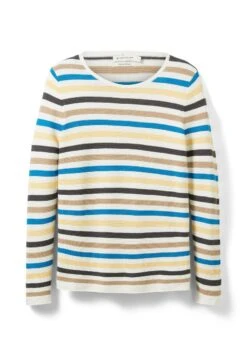 Tom Tailor Knit Jumper With Round NecklineMaglioneBlue Multicolor Stripe Donna Maglieria TO221I0IQ-T12 15 Tom Tailor Knit Jumper With Round NecklineMaglioneBlue Multicolor Stripe Donna Maglieria TO221I0IQ-T12 -Tom Tailor fdeeae9654fd4a4b9d5b529eccadf661