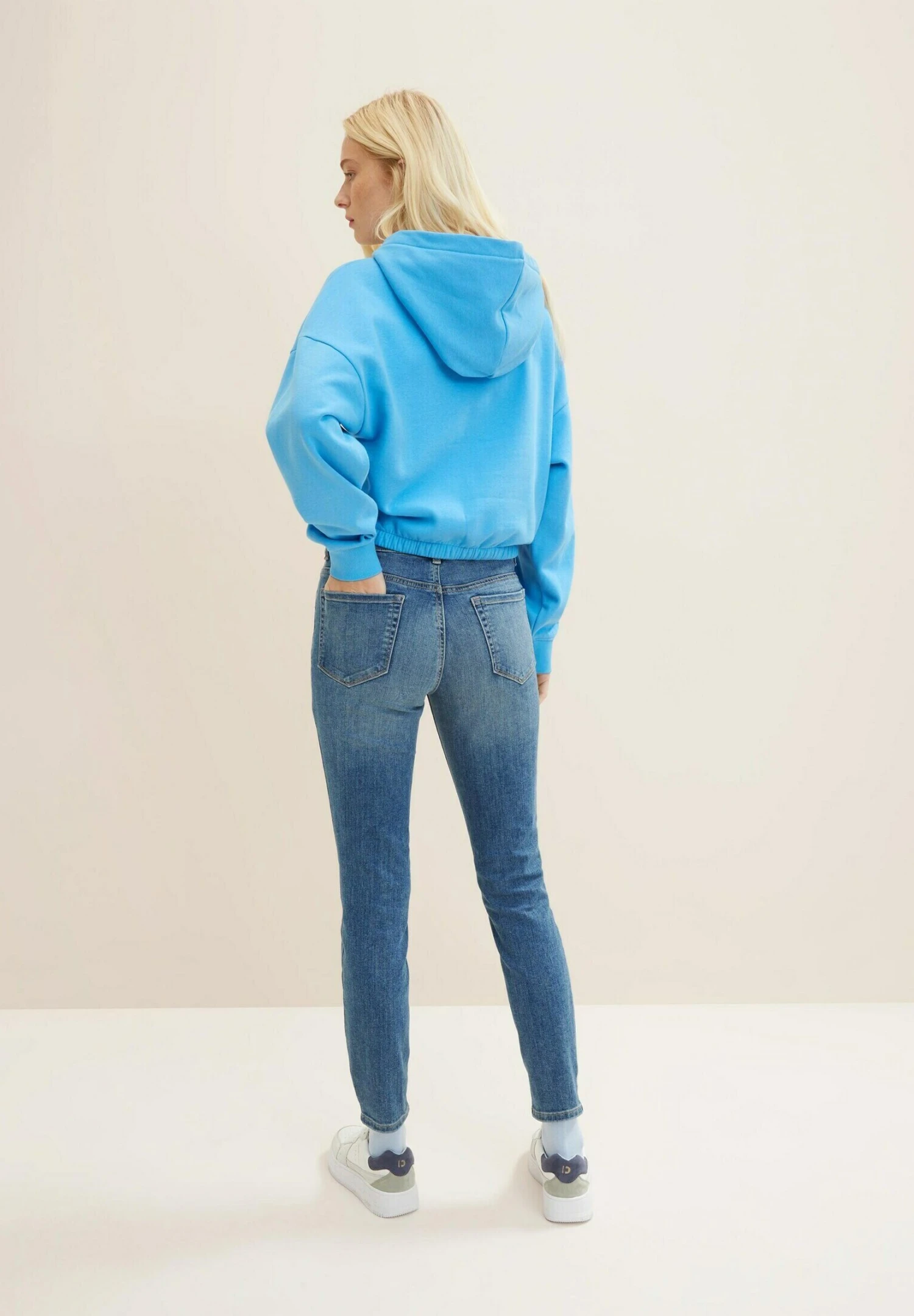 TOM TAILOR Denim Janna Extra Jeans Slim FitUsed Mid Stone Blue Denim Donna Jeans TO721N0AU-K11 5 TOM TAILOR Denim Janna Extra Jeans Slim FitUsed Mid Stone Blue Denim Donna Jeans TO721N0AU-K11 - immagine 3