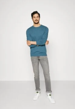 Tom Tailor JoshJeans Slim FitGrey Denim Uomo Jeans TO222G0B3-C11 8 Tom Tailor JoshJeans Slim FitGrey Denim Uomo Jeans TO222G0B3-C11 -Tom Tailor fe377eed898d4b6c934392a6fc506576